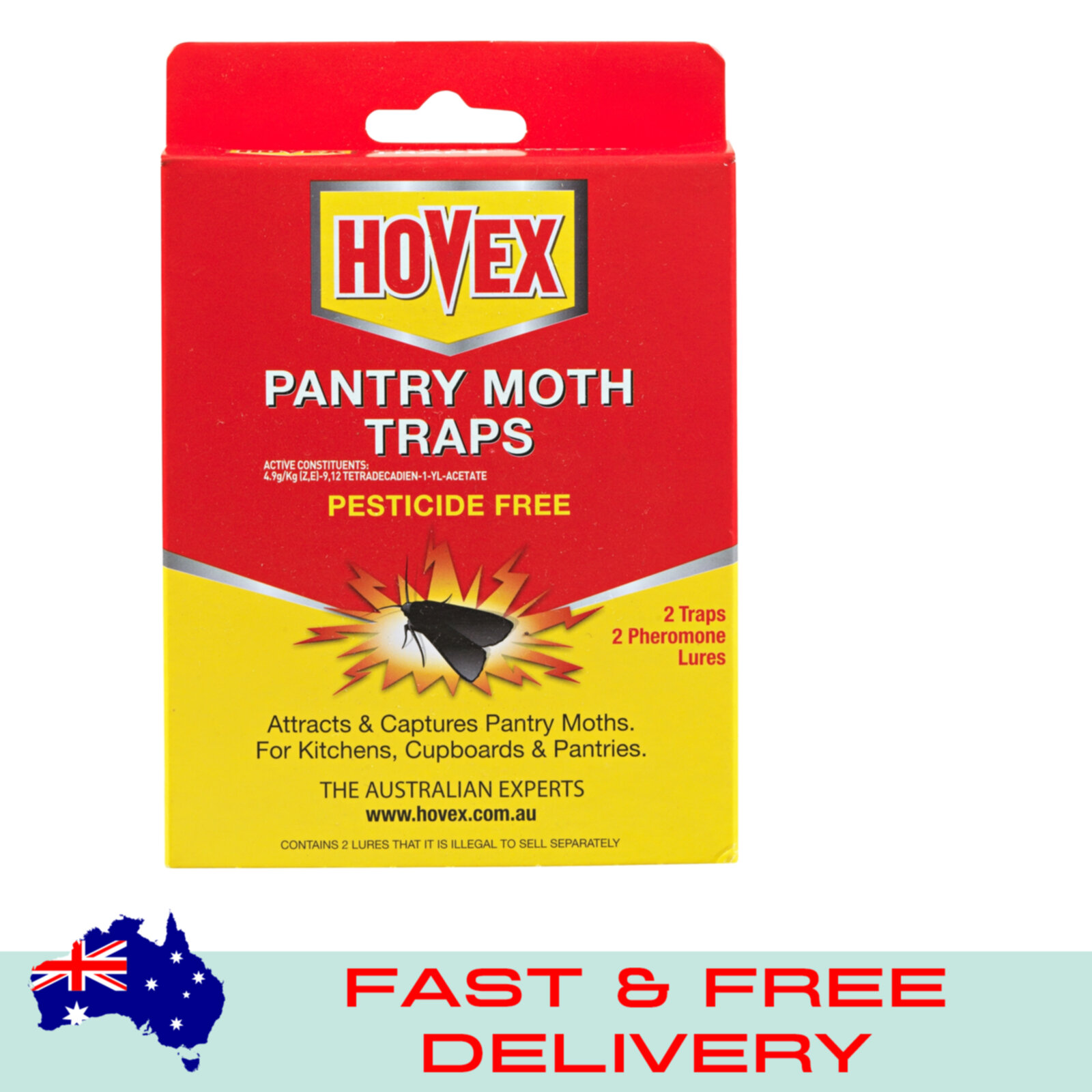 Hovex Pantry Moth Traps 2 Trap Pack Ebay